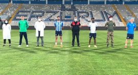 Erzurumspor'dan koronavirüs temalı forma tanıtımı