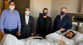Başakşehir'de Junior Caiçara ameliyat edildi