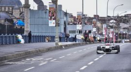 Galata Köprüsü'nde Formula 1 rüzgarı esti