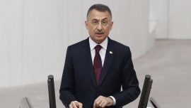 Cumhurbaşkanı Yardımcısı Fuat Oktay'dan milli cimnastikçilere tebrik