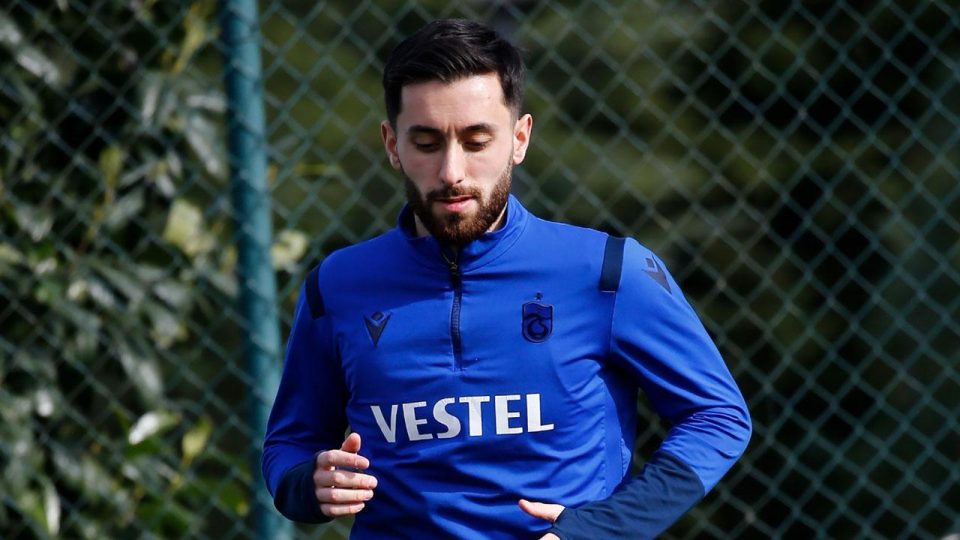 Yunus Mallı Trabzonspor ile ilk antrenmanına çıktı