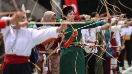 9. Uluslararası Fetih Kupası Okçuluk Yarışmaları İstanbul'da başladı