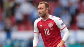 Eriksen'in tedavisine hastanede devam edilecek