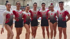 Milli cimnastikçiler Slovakya'da 15 final hakkı kazandı
