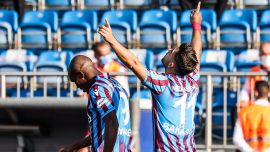 Trabzonspor'un golcüleri ligde 14 takıma bedel