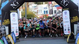 Bodrum Ultra Maratonu'nda 600 sporcu yarıştı