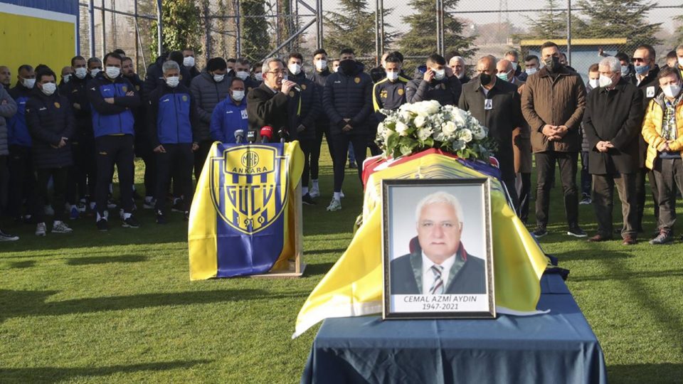 MKE Ankaragücü eski başkanı Cemal Aydın son yolculuğuna uğurlandı