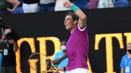 Avustralya Açık'ın tek erkeklerde ilk finalisti Nadal