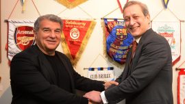 Barcelona Başkanı Laporta Galatasaray Lisesi'ni gezdi