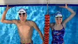 Milli yüzücüler 2024 Paris Olimpiyatları için kulaç atıyor