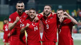 A Milli Takım Uluslar Ligi'nde liderliğini sürdürdü
