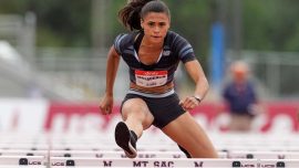ABD'li atlet McLaughlin 400 metre engelli dünya rekorunu geliştirdi
