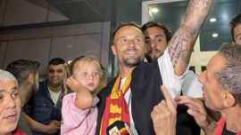 Galatasaray'ın yeni golcüsü Seferovic İstanbul'a geldi