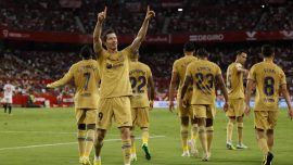 Barcelona Sevilla'ya fark attı
