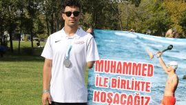 Paralimpik sporcunun hedefi triatlonda Türkiye'yi temsil etmek