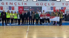 Bartın'da golbol heyecanı yaşandı