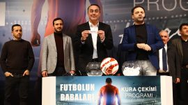 "Futbolun Babaları" halı saha turnuvasının kura çekimi yapıldı
