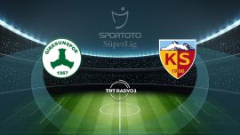 Giresunspor Kayserispor'u ağırlayacak