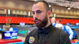 Berkay Karakurt Avrupa Bilardo Şampiyonası'nda ikinci oldu