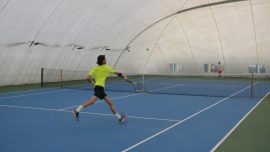 Manisa'da "Büyükler Hafta Sonu Tenis Turnuvası" başladı