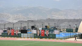 Şırnak'ta Cudi Cup Tenis Turnuvası'nın heyecanı devam ediyor
