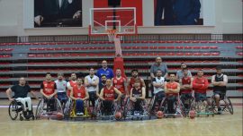 Tekerlekli Sandalye Basketbol A Milli Takımı Yalova'da kampa girdi