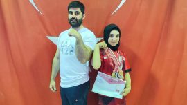 14 yaşındaki demir bilek İkbal Keser'in hedefi dünya şampiyonluğu