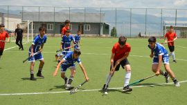 Erzurum'da hokey müsabakaları başladı