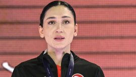 Mili atlet Tuğba Danışmaz Finlandiya'da ikinci oldu