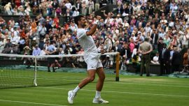 Wimbledon'da Novak Djokovic finale yükseldi