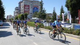 100. Yıl Cumhuriyet Bisiklet Turu'nun Samsun-Çorum etabı sona erdi