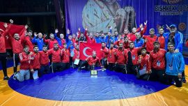 Milli sporculardan İşitme Engelliler Dünya Güreş Şampiyonası'nda 6 madalya