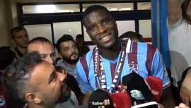 Trabzonspor'un yeni forveti Onuachu: Şampiyonluk için buradayım