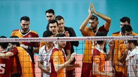 Voleybol'da Galatasaray Penzügyör SE'yi mağlup etti