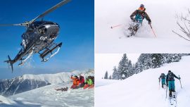 Kaçkar Dağları'nda "heliski" heyecanı yaşanıyor