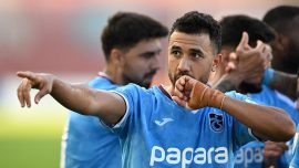 Trabzonspor Slovakya'da avantajı kaptı
